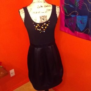 Black Max and Cleo bubble dress